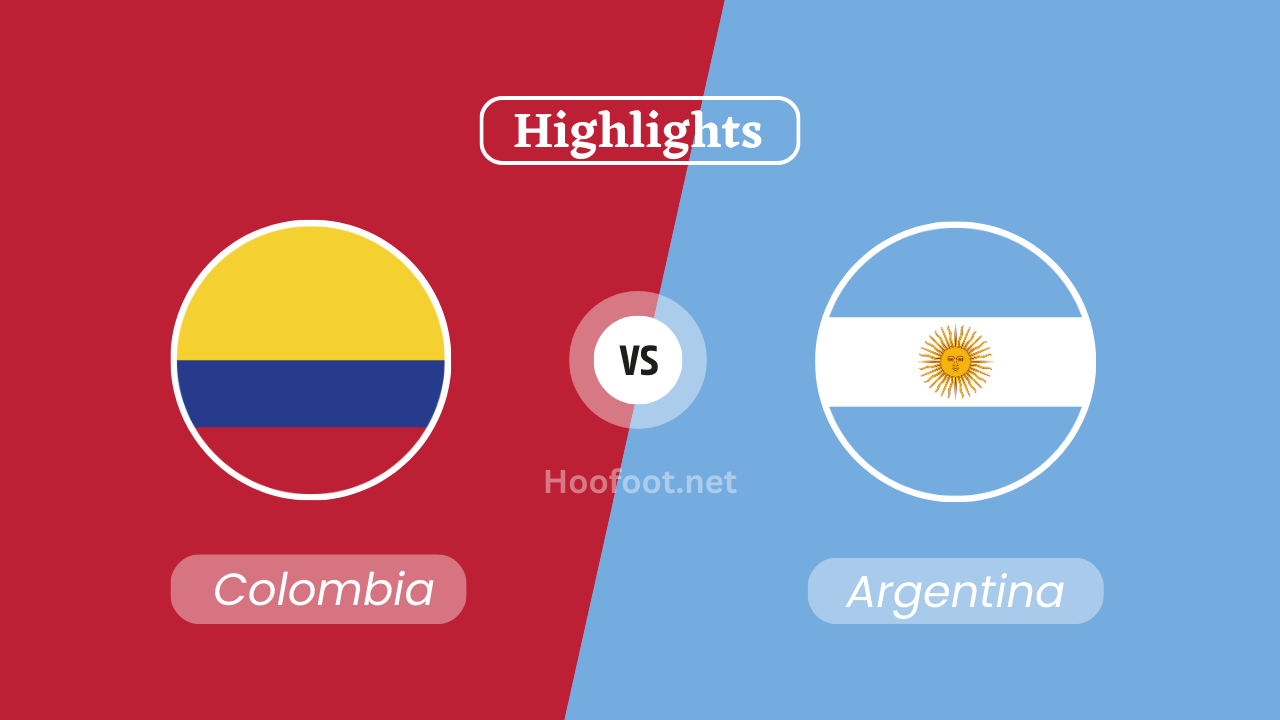 Colombia vs Argentina Highlights